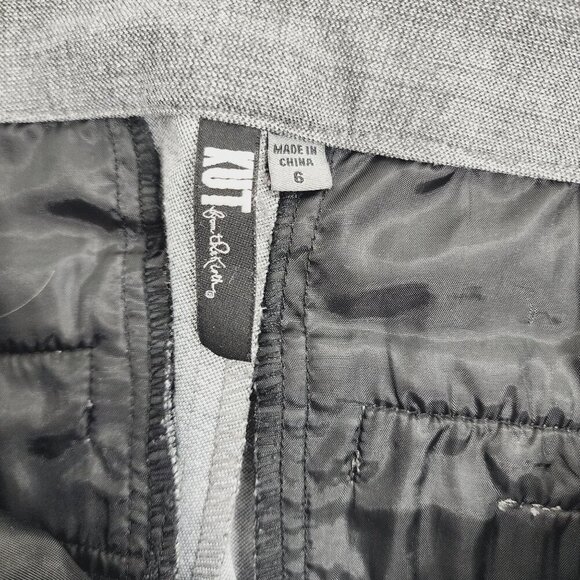Kut From The Kloth Pants Bootcut Women's Size‎ 6 Gray KFTK - Picture 10 of 11